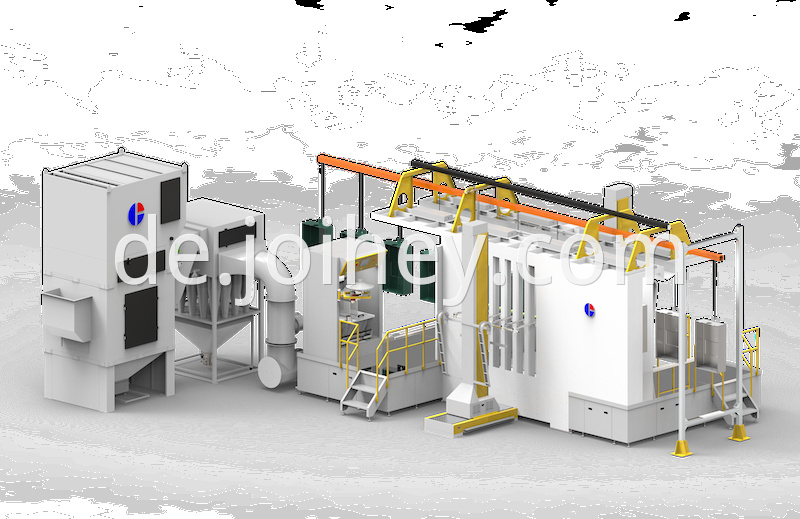 MCB Small Cyclone Powder Coating booth 